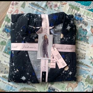 Victoria Secret 3 piece flannel PJ set